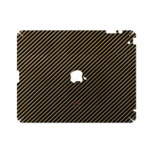 برچسب پوششی ماهوت مدل Glossy-Brown-Fiber مناسب برای تبلت اپل iPad 2 2011 A1395
