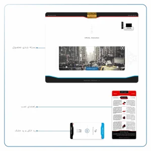 برچسب پوششی ماهوت مدل New York City مناسب برای تبلت سامسونگ Galaxy Tab S2 9.7 2016 T819N