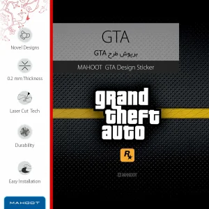 برچسب پوششی ماهوت مدل Gta-Game مناسب برای تبلت اپل iPad Pro 9.7 2016 A1674