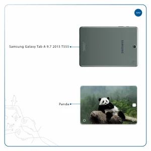 برچسب پوششی ماهوت مدل Panda مناسب برای تبلت سامسونگ Galaxy Tab A 9.7 2015 T555