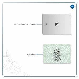 برچسب پوششی ماهوت مدل Nastaliq-3 مناسب برای تبلت اپل iPad Air 2013 A1475