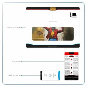 برچسب پوششی ماهوت مدل Joker مناسب برای تبلت اپل iPad 2 2011 A1395