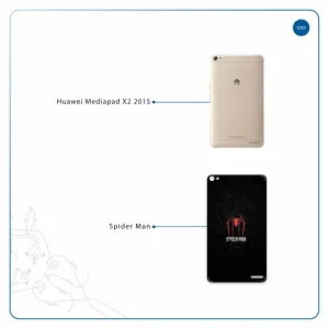 برچسب پوششی ماهوت مدل Spider-Man مناسب برای تبلت هوآوی Mediapad X2 2015