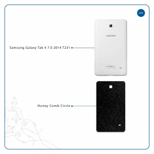 برچسب پوششی ماهوت مدل Honey-Comb-Circle مناسب برای تبلت سامسونگ Galaxy Tab 4 7.0 2014 T231