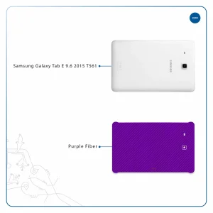 برچسب پوششی ماهوت مدل Purple-Fiber مناسب برای تبلت سامسونگ Galaxy Tab E 9.6 2015 T561