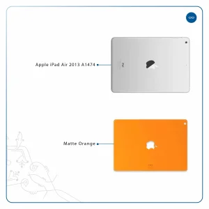 برچسب پوششی ماهوت مدل Matte-Orange مناسب برای تبلت اپل iPad Air 2013 A1474
