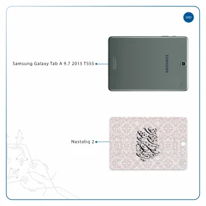 برچسب پوششی ماهوت مدل Nastaliq-2 مناسب برای تبلت سامسونگ Galaxy Tab A 9.7 2015 T555