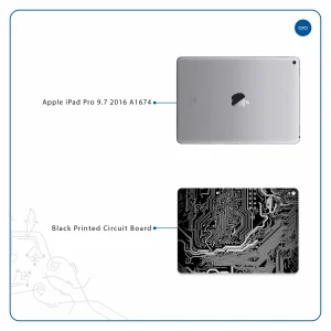 برچسب پوششی ماهوت مدل Black Printed Circuit Board مناسب برای تبلت اپل iPad Pro 9.7 2016 A1674