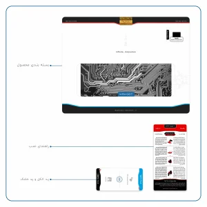 برچسب پوششی ماهوت مدل Black Printed Circuit Board مناسب برای تبلت اپل iPad Pro 9.7 2016 A1674