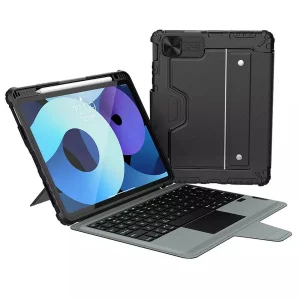 کیف کیبورددار نیلکین مدل Bumper Combo Backlit Keyboard مناسب برای تبلت Apple iPad Air 2024-11 Inch، Apple iPad Air 2025-11 Inch، Apple iPad Pro 2020-11 Inch، Apple iPad Pro 2022-11 Inch، Apple iPad Pro 2021-11 Inch
