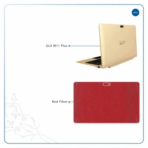 برچسب پوششی ماهوت مدل Red-Fiber مناسب برای تبلت جی ال ایکس W11 Plus