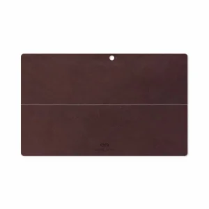 برچسب پوششی ماهوت مدل Matte-Dark-Brown-Leather مناسب برای تبلت مایکروسافت Surface Pro 2 2013