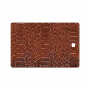 برچسب پوششی ماهوت مدل Brown-Snake-Leather مناسب برای تبلت سامسونگ Galaxy Tab S4 10.5 2018 T830