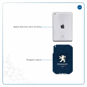 برچسب پوششی ماهوت مدل Peugeot-Logo مناسب برای تبلت اپل iPad mini 2012 A1455