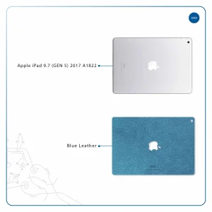 برچسب پوششی ماهوت مدل Blue-Leather مناسب برای تبلت اپل iPad 9.7 (GEN 5) 2017 A1822