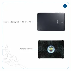 برچسب پوششی ماهوت مدل Manchester-City مناسب برای تبلت سامسونگ Galaxy Tab S2 9.7 2015 T815