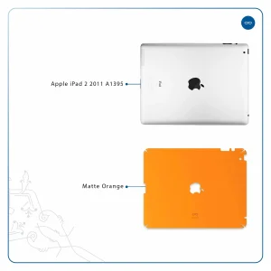 برچسب پوششی ماهوت مدل Matte-Orange مناسب برای تبلت اپل iPad 2 2011 A1395
