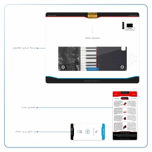 برچسب پوششی ماهوت مدل Piano-Instrument مناسب برای تبلت سامسونگ Galaxy Tab A 9.7 2015 T555