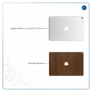 برچسب پوششی ماهوت مدل Orange-Wood مناسب برای تبلت اپل iPad Pro 10.5 2017 A1701