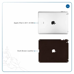 برچسب پوششی ماهوت مدل Dark-Brown-Leather مناسب برای تبلت اپل iPad 2 2011 A1396