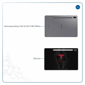 برچسب پوششی ماهوت مدل TESLA مناسب برای تبلت سامسونگ Galaxy Tab S6 2019 SM-T860