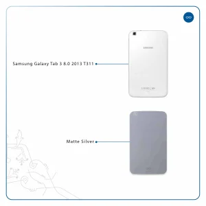 برچسب پوششی ماهوت مدل Matte-Silver مناسب برای تبلت سامسونگ Galaxy Tab 3 8.0 2013 T311