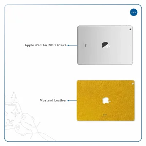 برچسب پوششی ماهوت مدل Mustard-Leather مناسب برای تبلت اپل iPad Air 2013 A1474