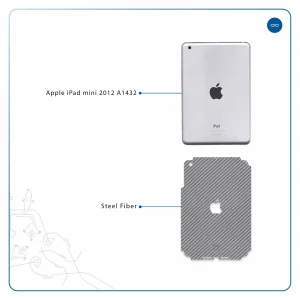 برچسب پوششی ماهوت مدل Steel-Fiber مناسب برای تبلت اپل iPad mini 2012 A1432