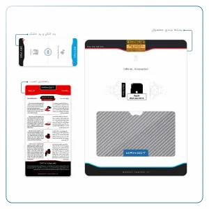 برچسب پوششی ماهوت مدل Steel-Fiber مناسب برای تبلت اپل iPad mini 2012 A1432