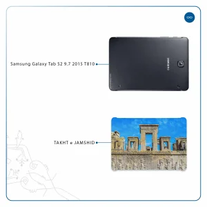 برچسب پوششی ماهوت مدل TAKHT-e-JAMSHID مناسب برای تبلت سامسونگ Galaxy Tab S2 9.7 2015 T810