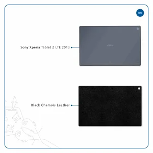 برچسب پوششی ماهوت مدل Black-Chamois-Leather مناسب برای تبلت سونی Xperia Tablet Z LTE 2013
