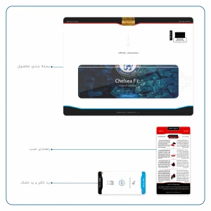 برچسب پوششی ماهوت مدل Chelsea مناسب برای تبلت مایکروسافت Surface Pro 3 2014