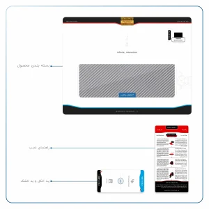 برچسب پوششی ماهوت مدل Steel-Fiber مناسب برای تبلت هوآوی Matepad T10 2020 AGS-L09