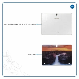 برچسب پوششی ماهوت مدل Waterfall مناسب برای تبلت سامسونگ Galaxy Tab S 10.5 2014 T800