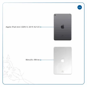 برچسب پوششی ماهوت مدل Metallic-White مناسب برای تبلت اپل iPad mini (GEN 5) 2019 A2125