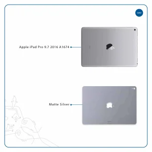 برچسب پوششی ماهوت مدل Matte-Silver مناسب برای تبلت اپل iPad Pro 9.7 2016 A1674