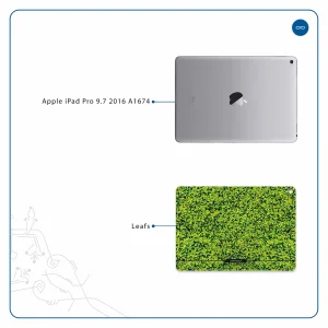 برچسب پوششی ماهوت مدل Leafs مناسب برای تبلت اپل iPad Pro 9.7 2016 A1674