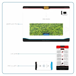 برچسب پوششی ماهوت مدل Leafs مناسب برای تبلت اپل iPad Pro 9.7 2016 A1674