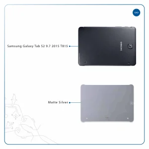 برچسب پوششی ماهوت مدل Matte-Silver مناسب برای تبلت سامسونگ Galaxy Tab S2 9.7 2015 T815