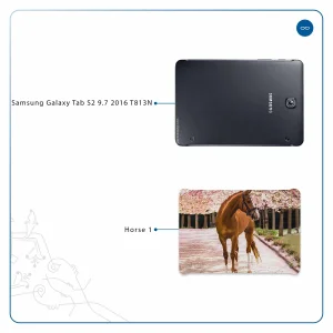 برچسب پوششی ماهوت مدل Horse-1 مناسب برای تبلت سامسونگ Galaxy Tab S2 9.7 2016 T813N
