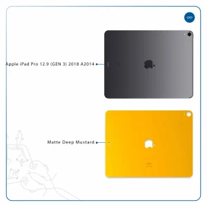 برچسب پوششی ماهوت مدل Matte-Deep-Mustard مناسب برای تبلت اپل iPad Pro 12.9 (GEN 3) 2018 A2014
