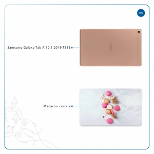 برچسب پوششی ماهوت مدل Macaron cookie مناسب برای تبلت سامسونگ Galaxy Tab A 10.1 2019 T515