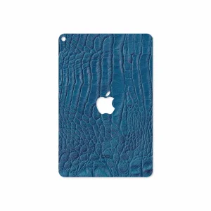 برچسب پوششی ماهوت مدل Blue-Crocodile-Leather مناسب برای تبلت اپل iPad mini (GEN 5) 2019 A2125