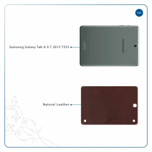برچسب پوششی ماهوت مدل Natural-Leather مناسب برای تبلت سامسونگ Galaxy Tab A 9.7 2015 T555