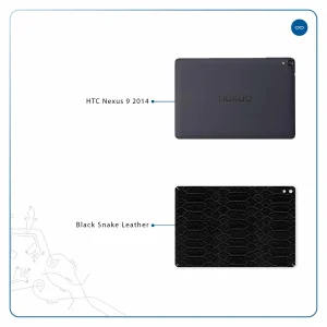 برچسب پوششی ماهوت مدل Black-Snake-Leather مناسب برای تبلت اچ تی سی Nexus 9 2014