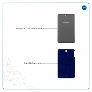 برچسب پوششی ماهوت مدل Blue-Holographic مناسب برای تبلت لنوو A7-50 A3500 2014