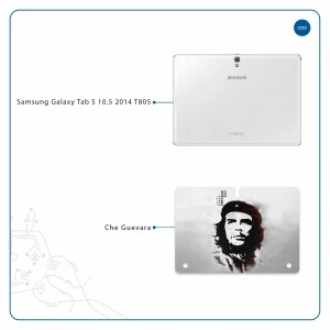 برچسب پوششی ماهوت مدل Che-Guevara مناسب برای تبلت سامسونگ Galaxy Tab S 10.5 2014 T805