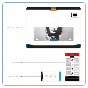 برچسب پوششی ماهوت مدل Che-Guevara مناسب برای تبلت سامسونگ Galaxy Tab S 10.5 2014 T805