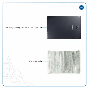 برچسب پوششی ماهوت مدل White Wood مناسب برای تبلت سامسونگ Galaxy Tab S2 9.7 2015 T815