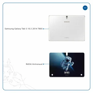 برچسب پوششی ماهوت مدل NASA-Astronaut مناسب برای تبلت سامسونگ Galaxy Tab S 10.5 2014 T805